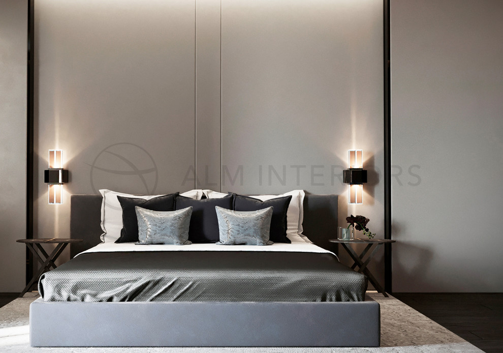 Фронтальный вид на кровать