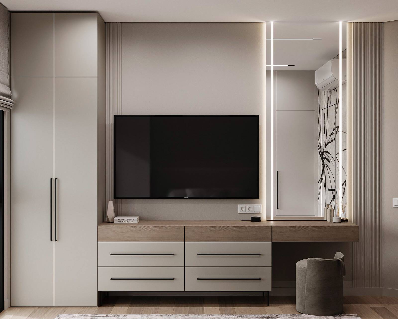 Интерьер квартиры в ЖК "Метрополия"