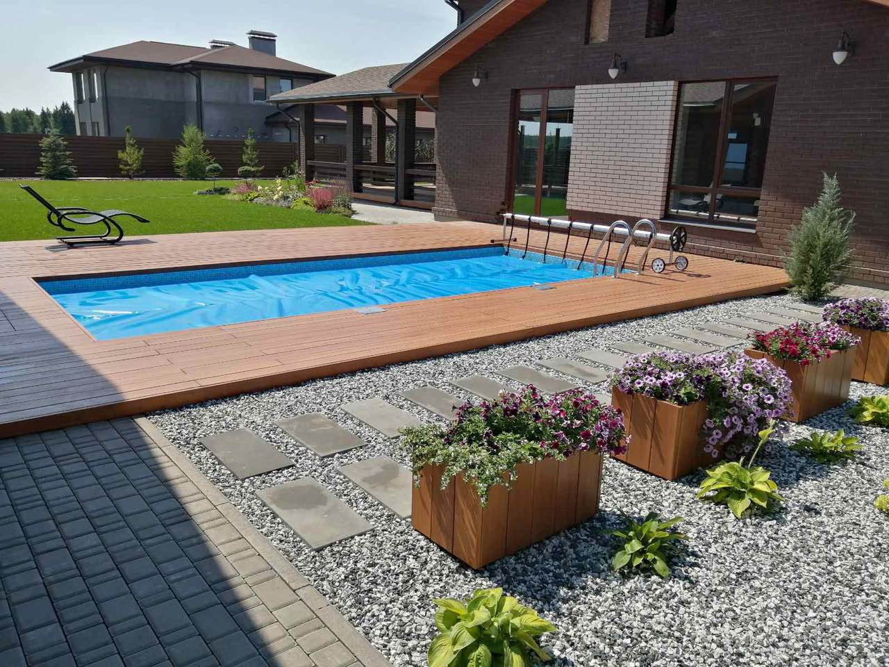 Ландшафтный дизайн участка в КП Сосновый бор