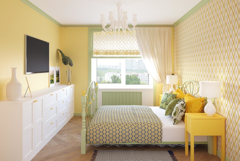 Квартира со свежим цветовым решением