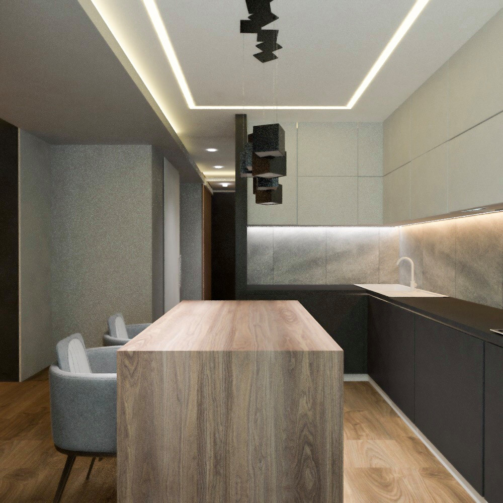 Обложка проекта: Квартира 75м2 в современном стиле