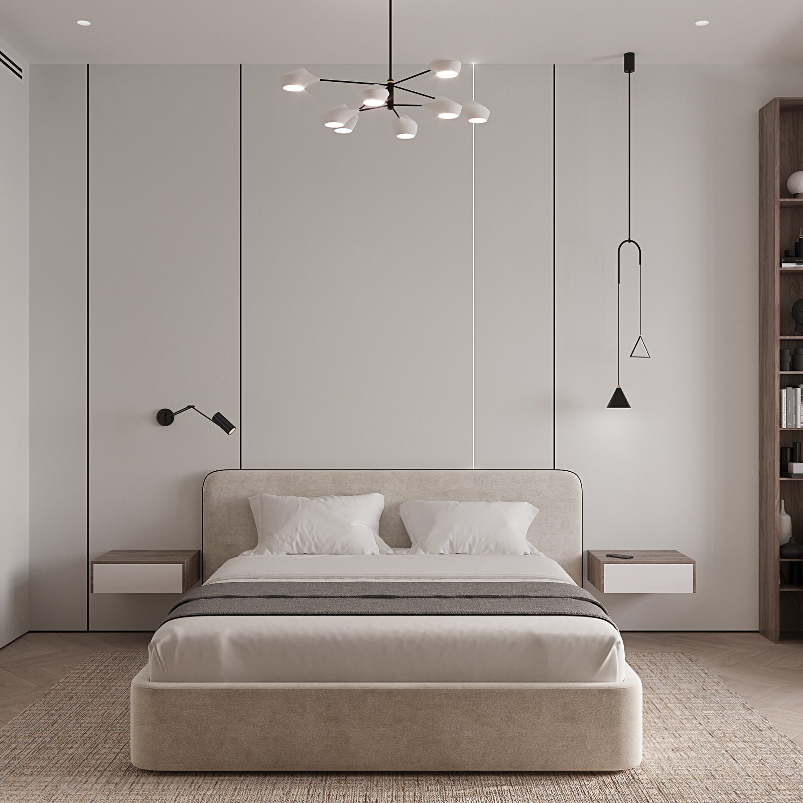 Дизайн интерьера квартиры 160м2 в Хамовниках