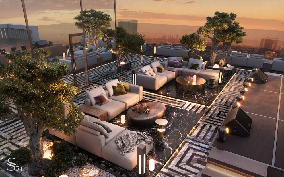 Две мягкие группы на террасе