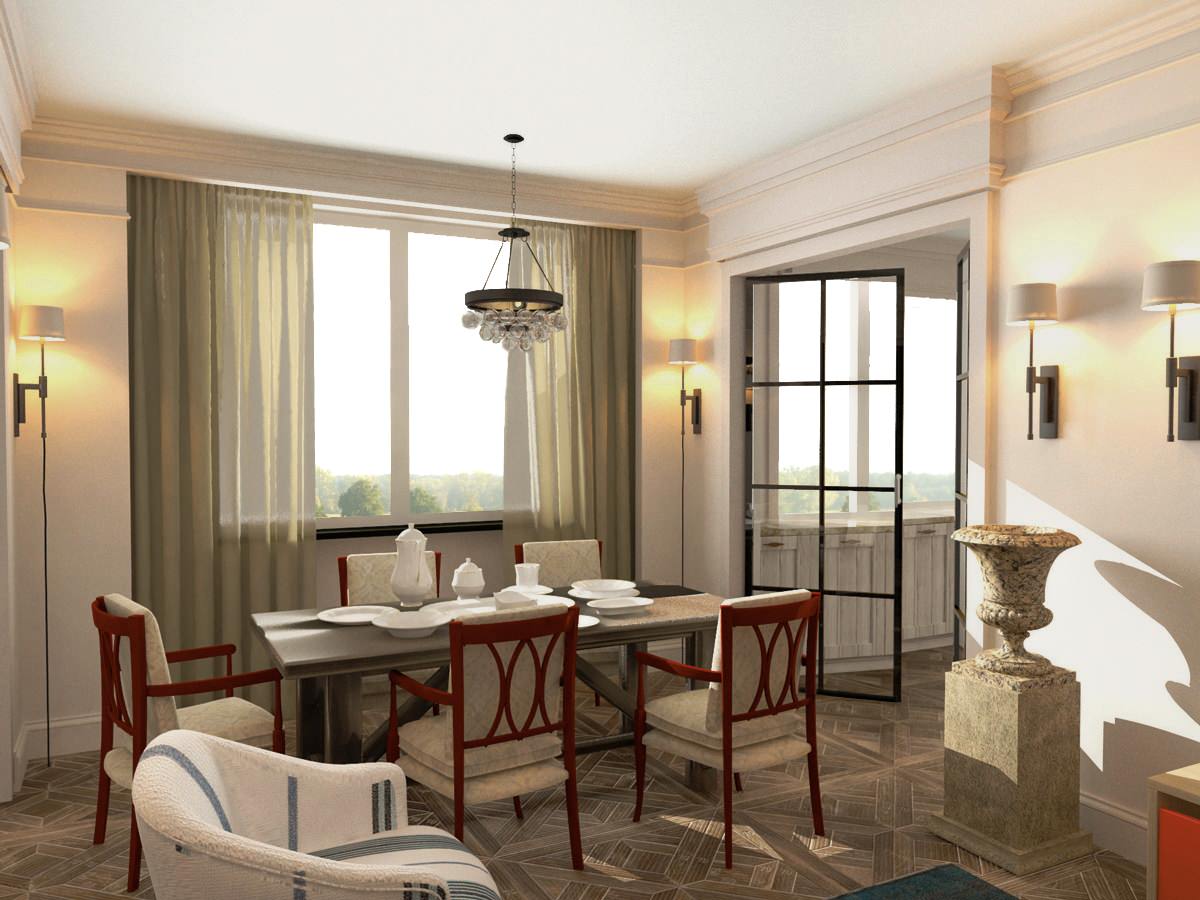 ДИЗАЙН-ПРОЕКТ ИНТЕРЬЕРА В ЖК СМОЛЕНСКАЯ ЗАСТАВА