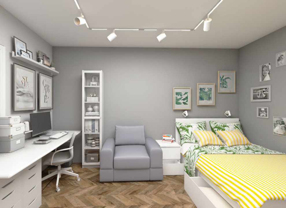 Проект 2х комнатной квартиры в стиле неоклассика