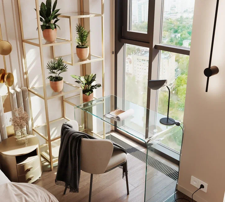 Ремонт квартиры в стиле неоклассика для молодой девушки