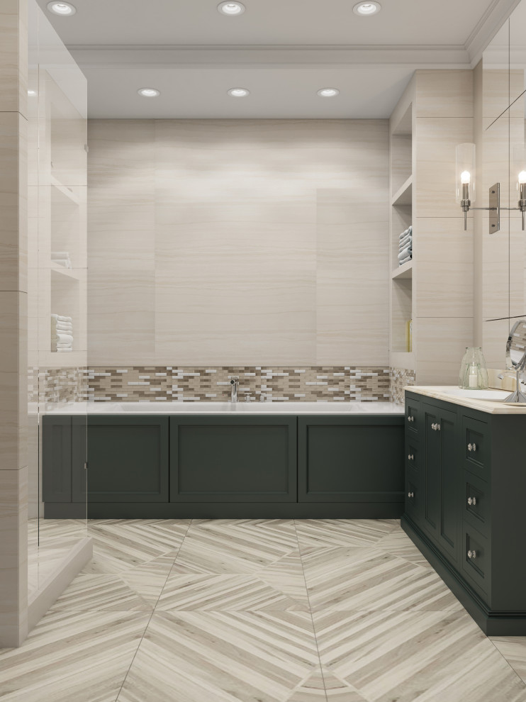 Двухуровневая квартира для пары со взрослым сыном