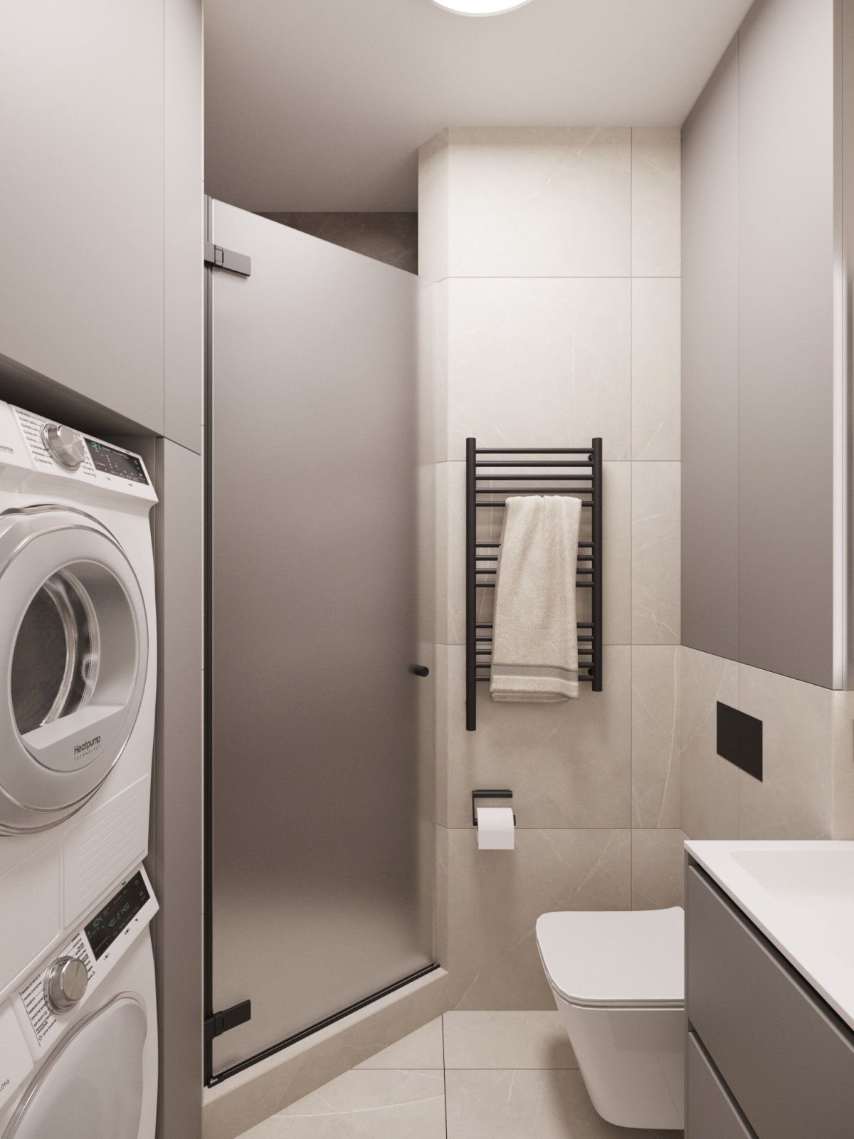 Дизайн интерьера евротрехкомнатной квартиры 65 м2