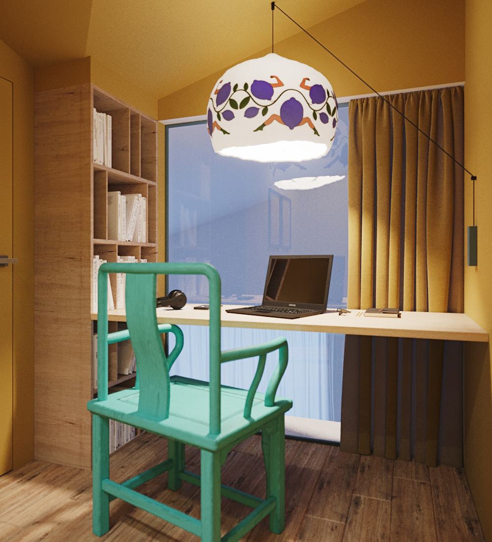 Кабинет. Квартира в ЖК "Ангелово"