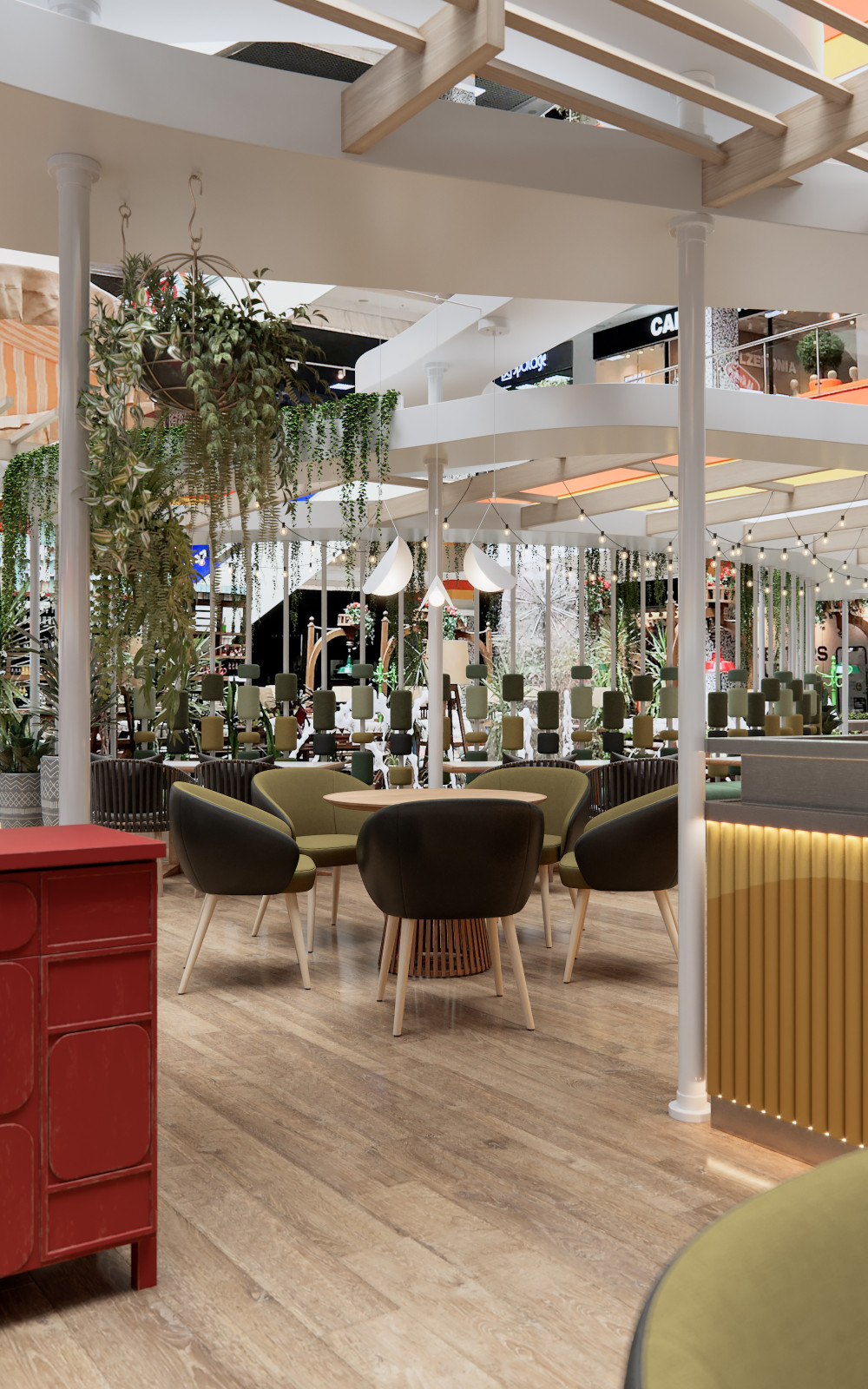 Дизайн интерьера кафе