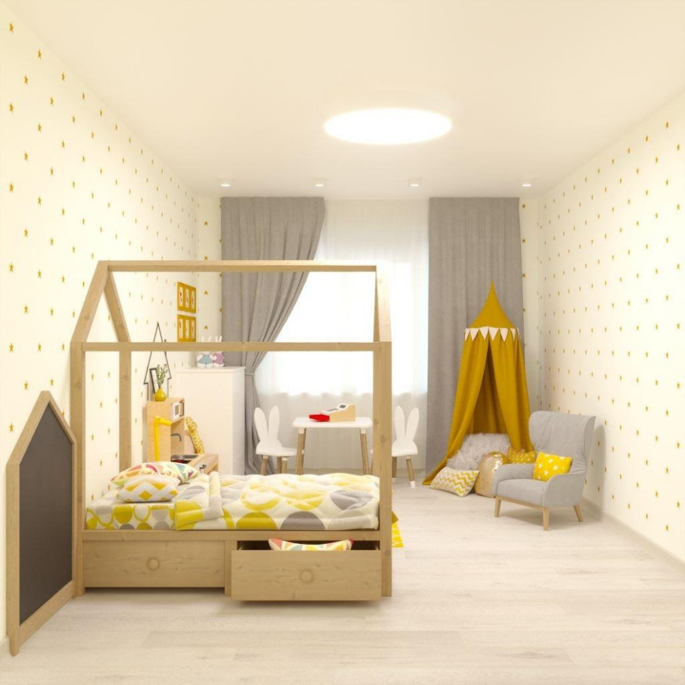 Сканди интерьер 3-комн.кв.