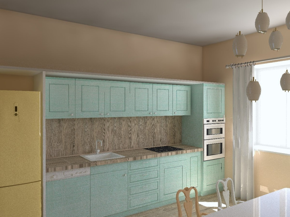 Обложка проекта: Эскиз кухни. Италия, г. Йезоло.