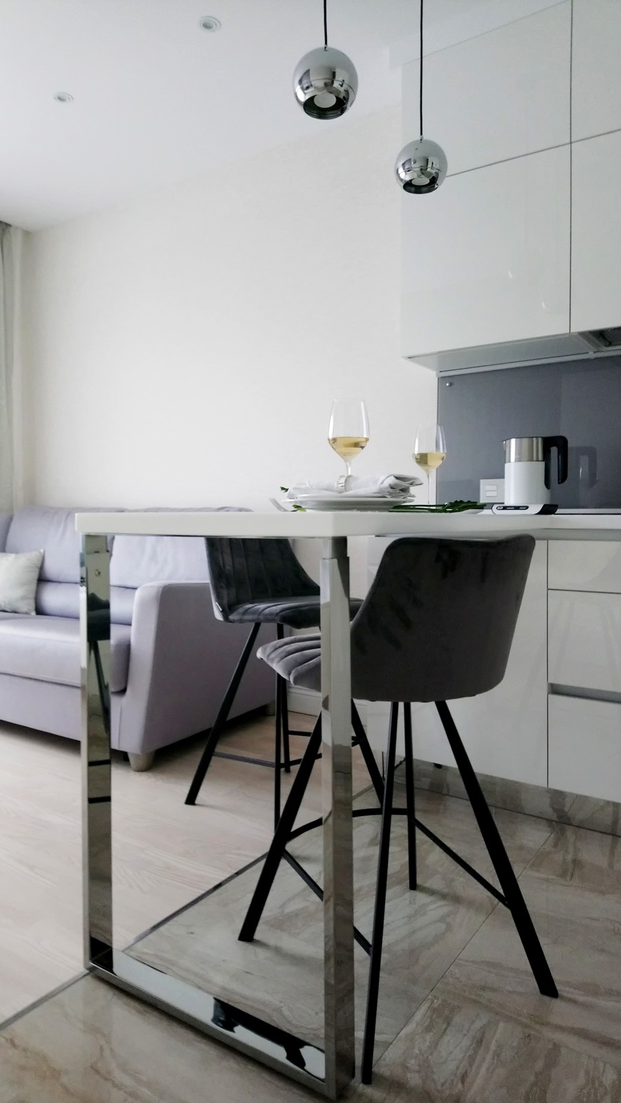 Интерьер 1-комн. квартиры в  ЖК Атмосфера