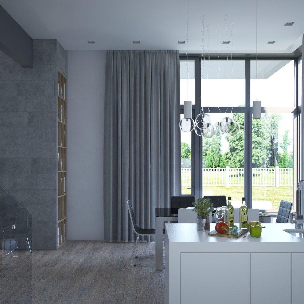 Гостиная в загородном доме