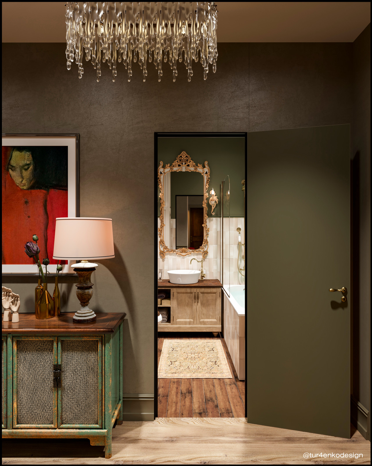 Дизайн 4хкомнатной квартиры в ЖК "Вестердам"