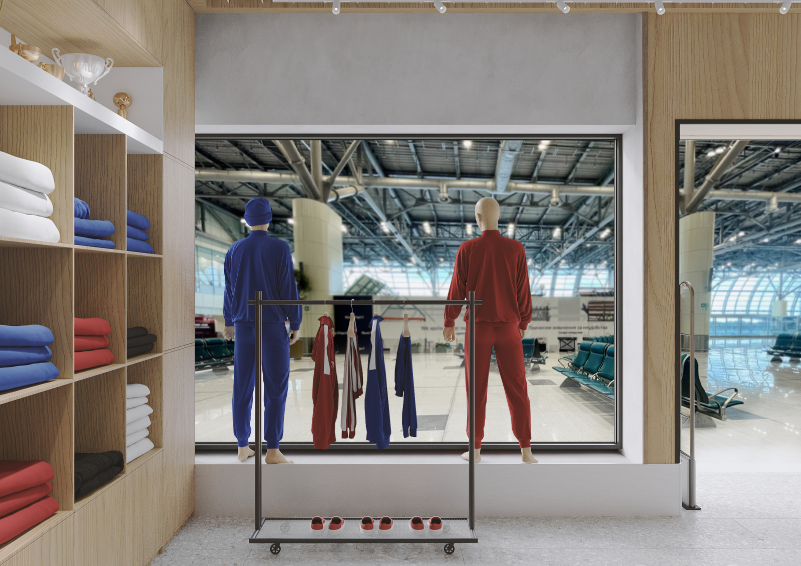 Шоу-рум в аэропорту