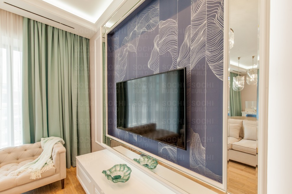 Квартира в ЖК «Актер Гэлакси», 78м², стиль: современная классика. Сочи