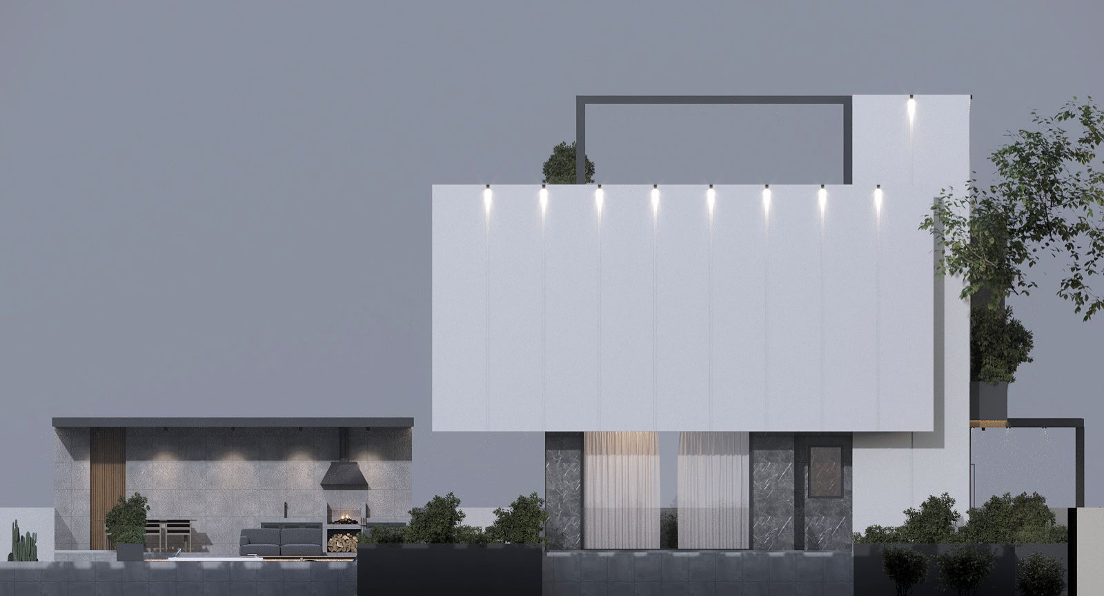 Cottage Facade Design in Peyia, Cyprus