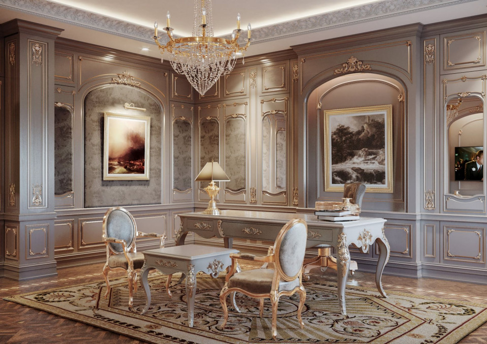 Роскошный интерьер кабинета