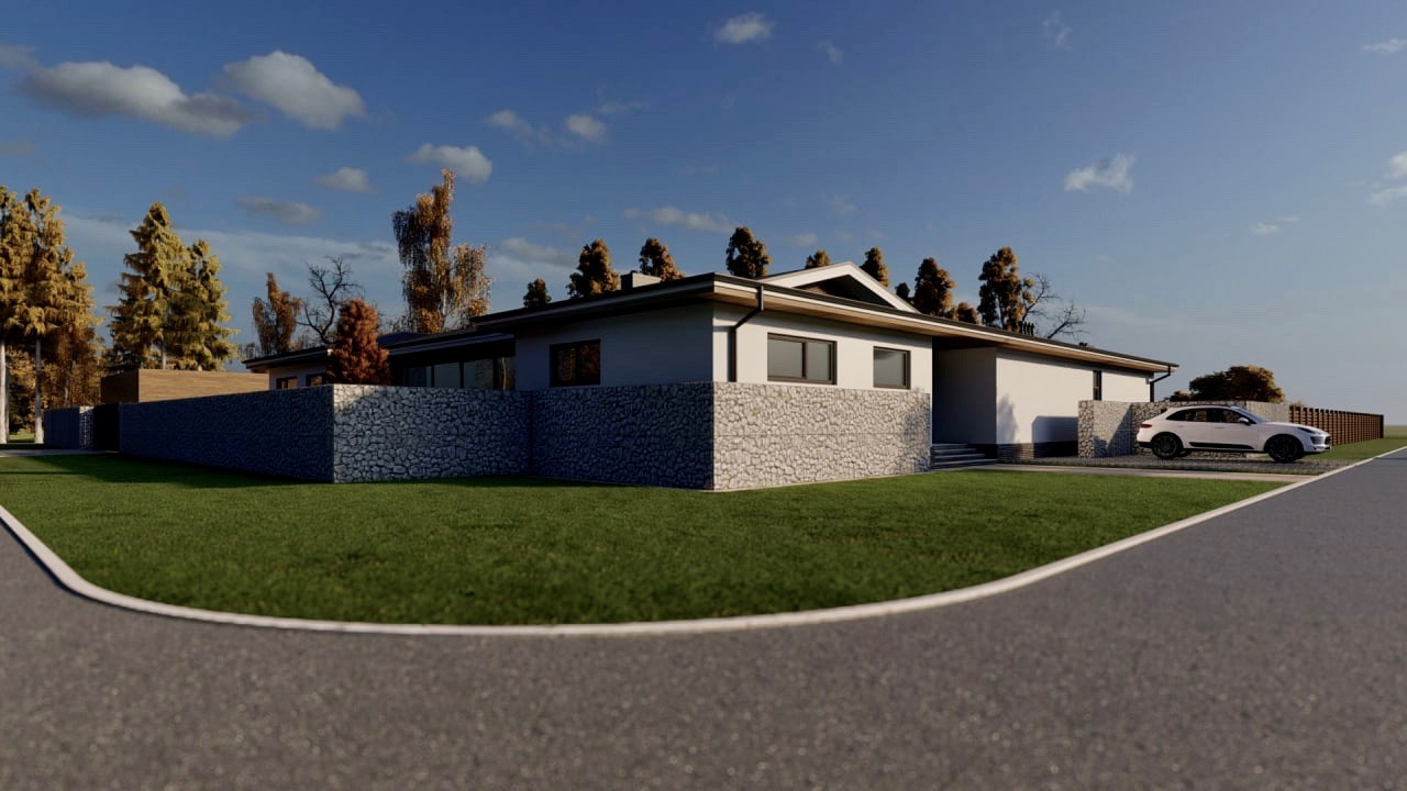 Проект одноэтажного жилого дома с зоной СПА