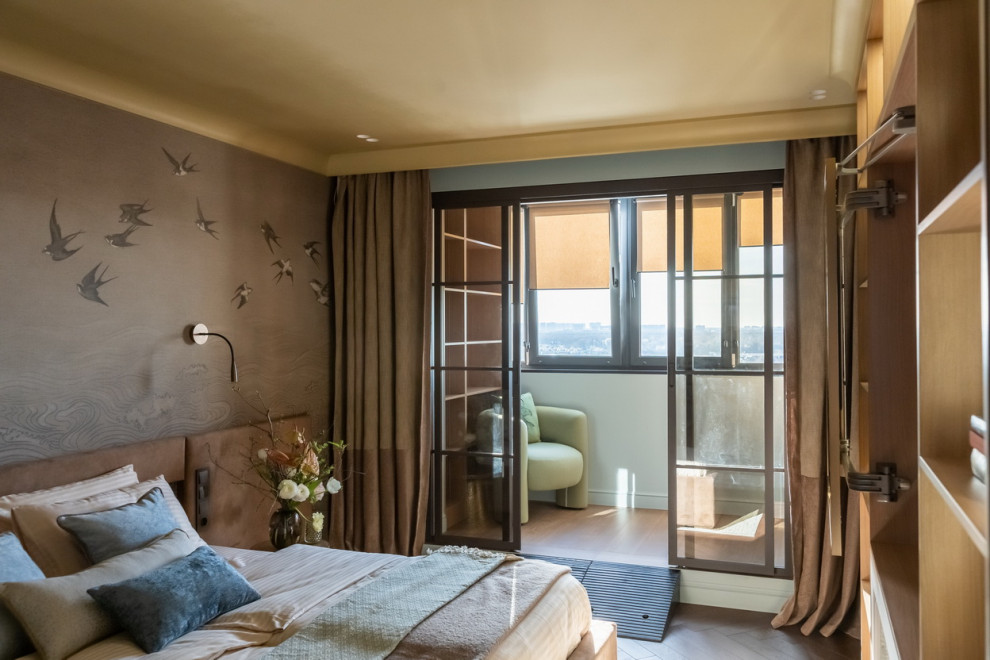 Спальня с ласточками