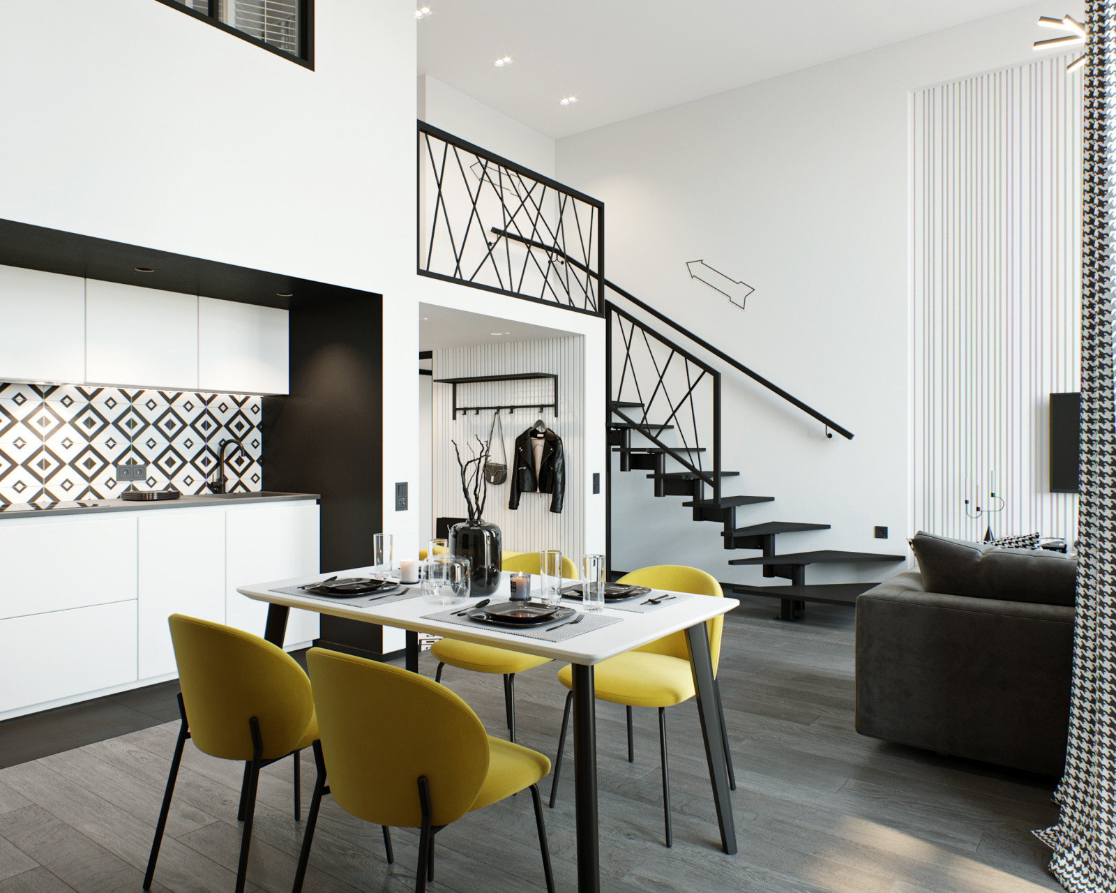 Антресольный этаж в квартире-студии