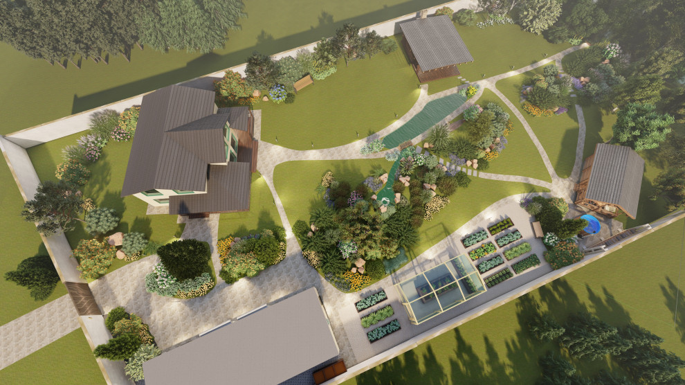 Обложка проекта: Пейзажный сад