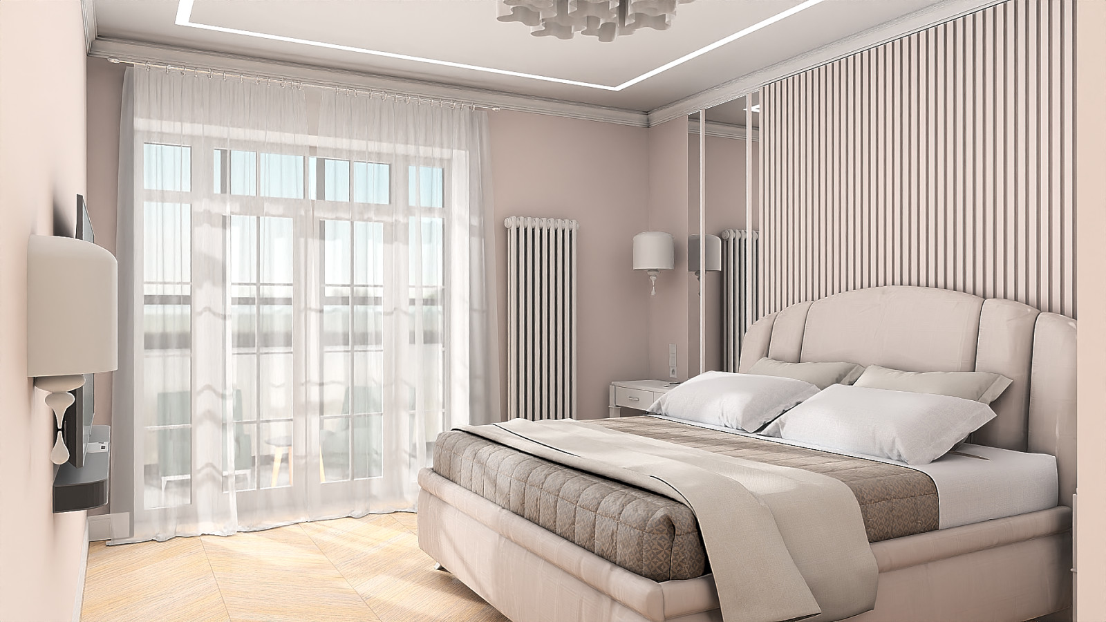 Обложка проекта: Дизайн-проект спальни