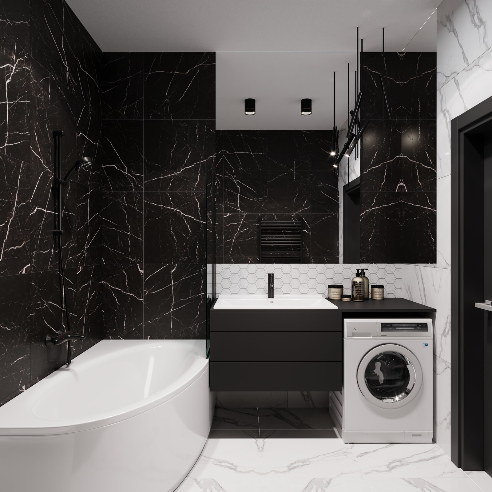 Квартира для холостяка с одной спальней и кухней-гостиной