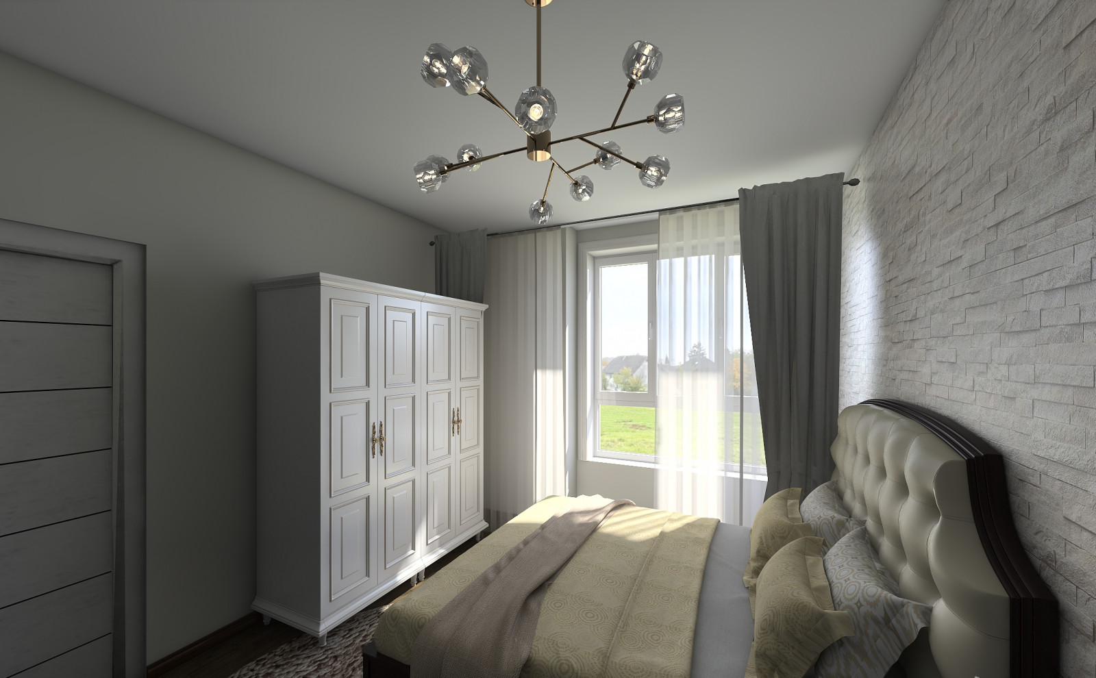 Загородный дом с элементами лофт