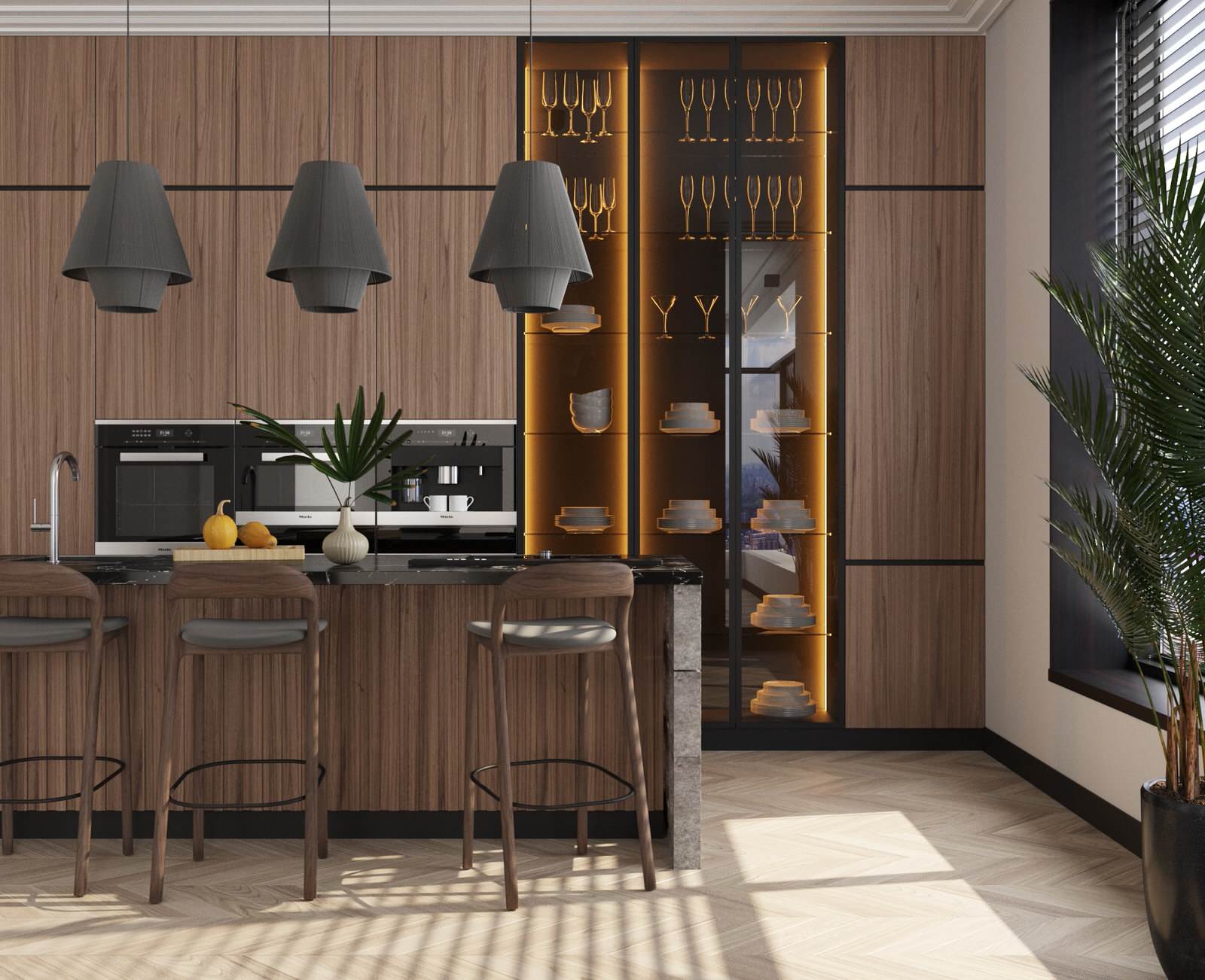 Квартира в Москве в современном стиле, 90 кв/м