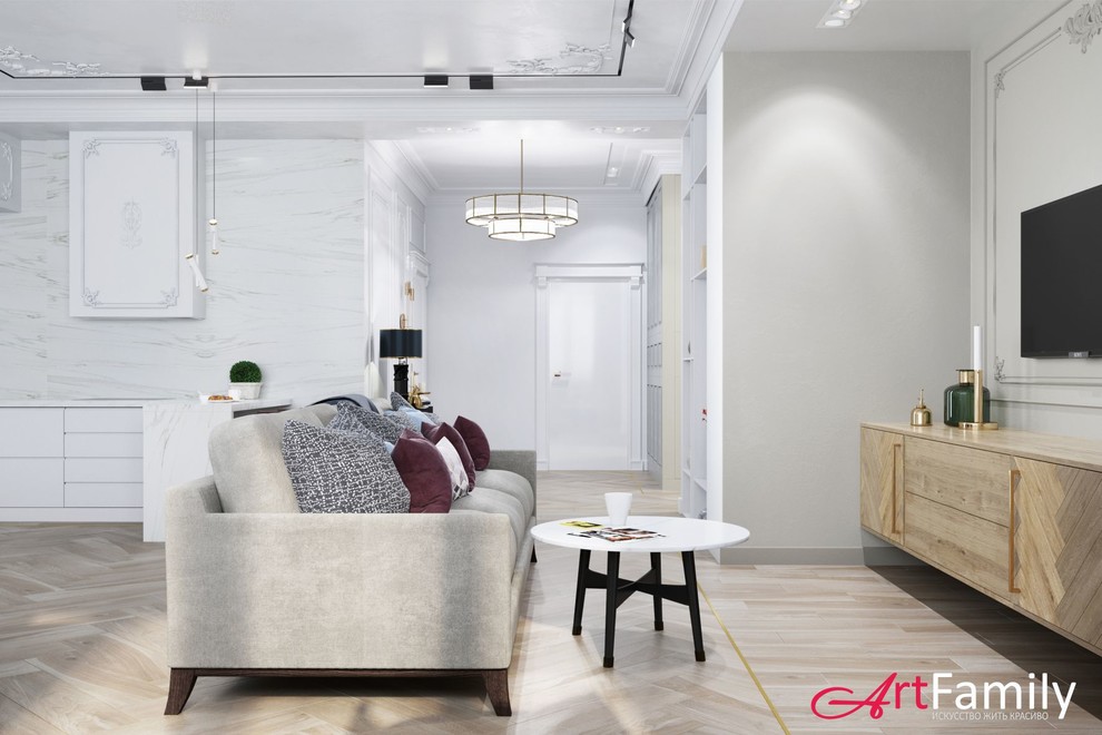 Обложка проекта: Квартира в ЖК "Империал" площадью 132,2 м.кв.