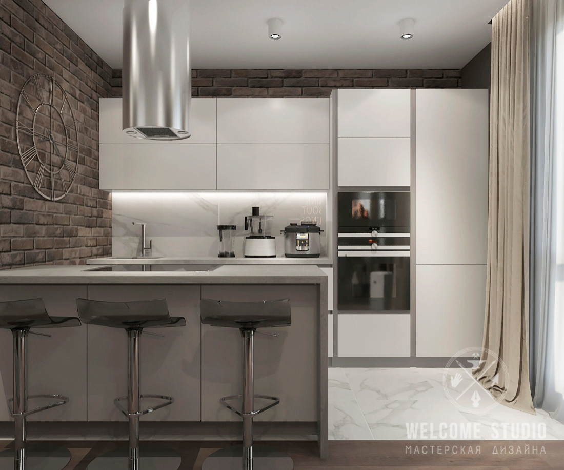 Трёхкомнатная квартира «Urban Jungle» в г. Москва