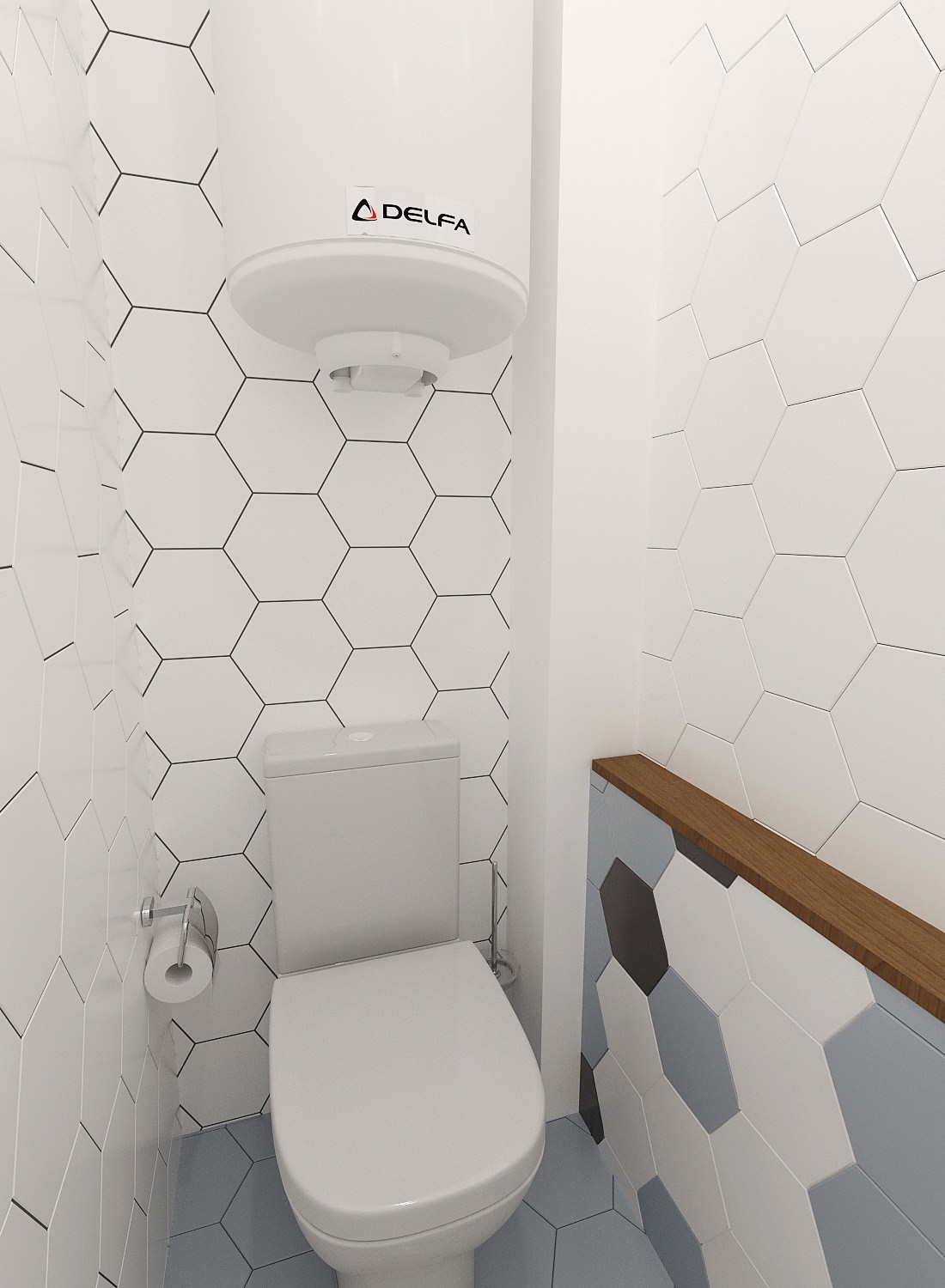 квартира для молодой пары - санузел