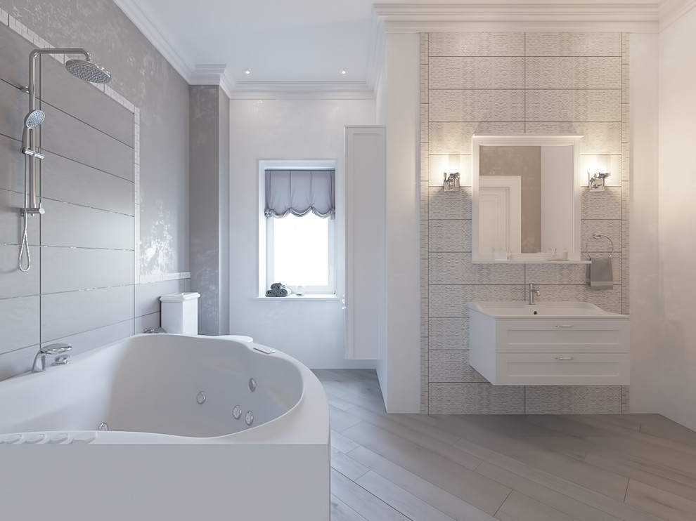 Дизайн дома площадью 136 кв.м в классическом стиле