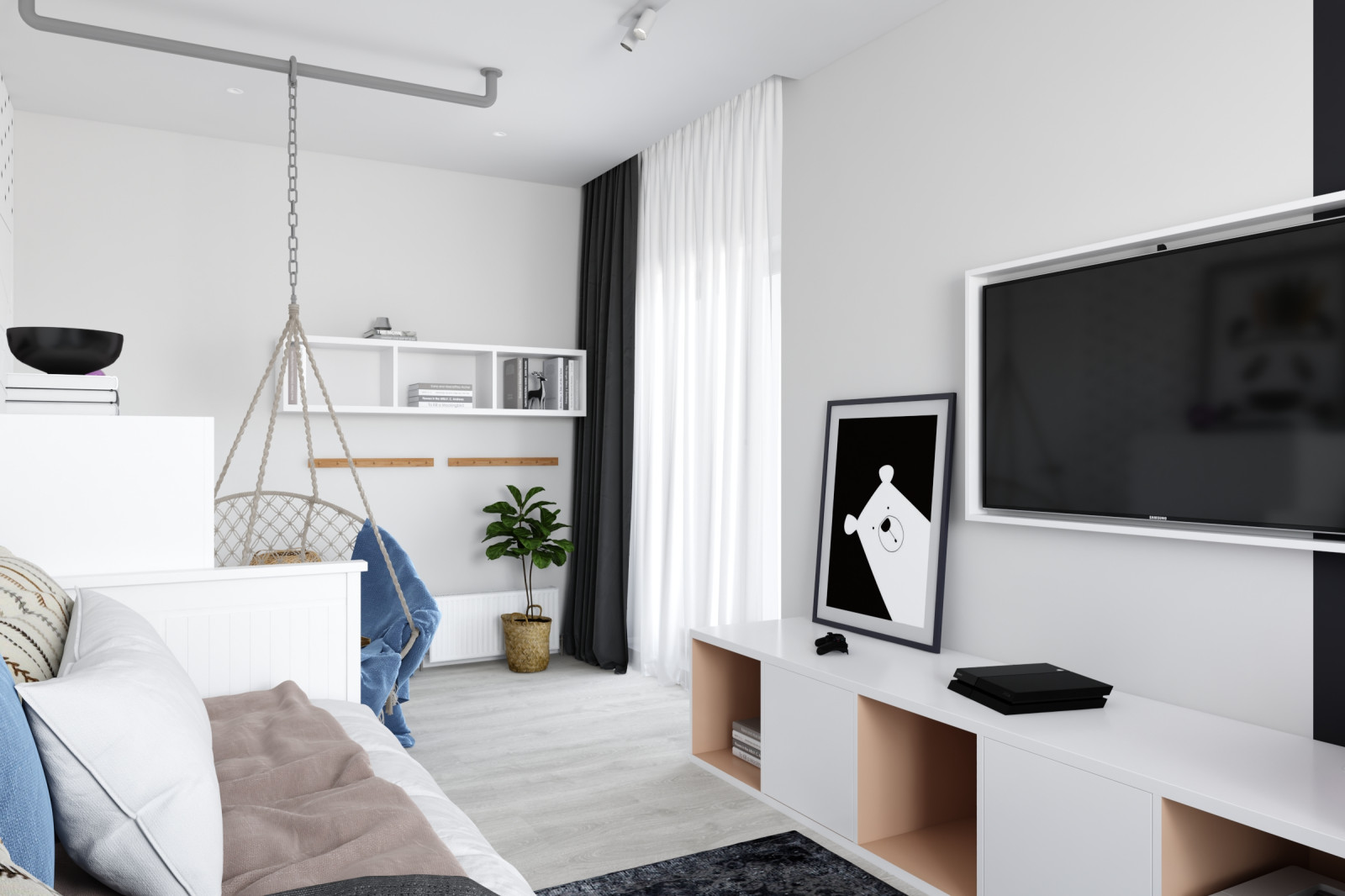 Дизайн квартиры в ЖК Король Плаза