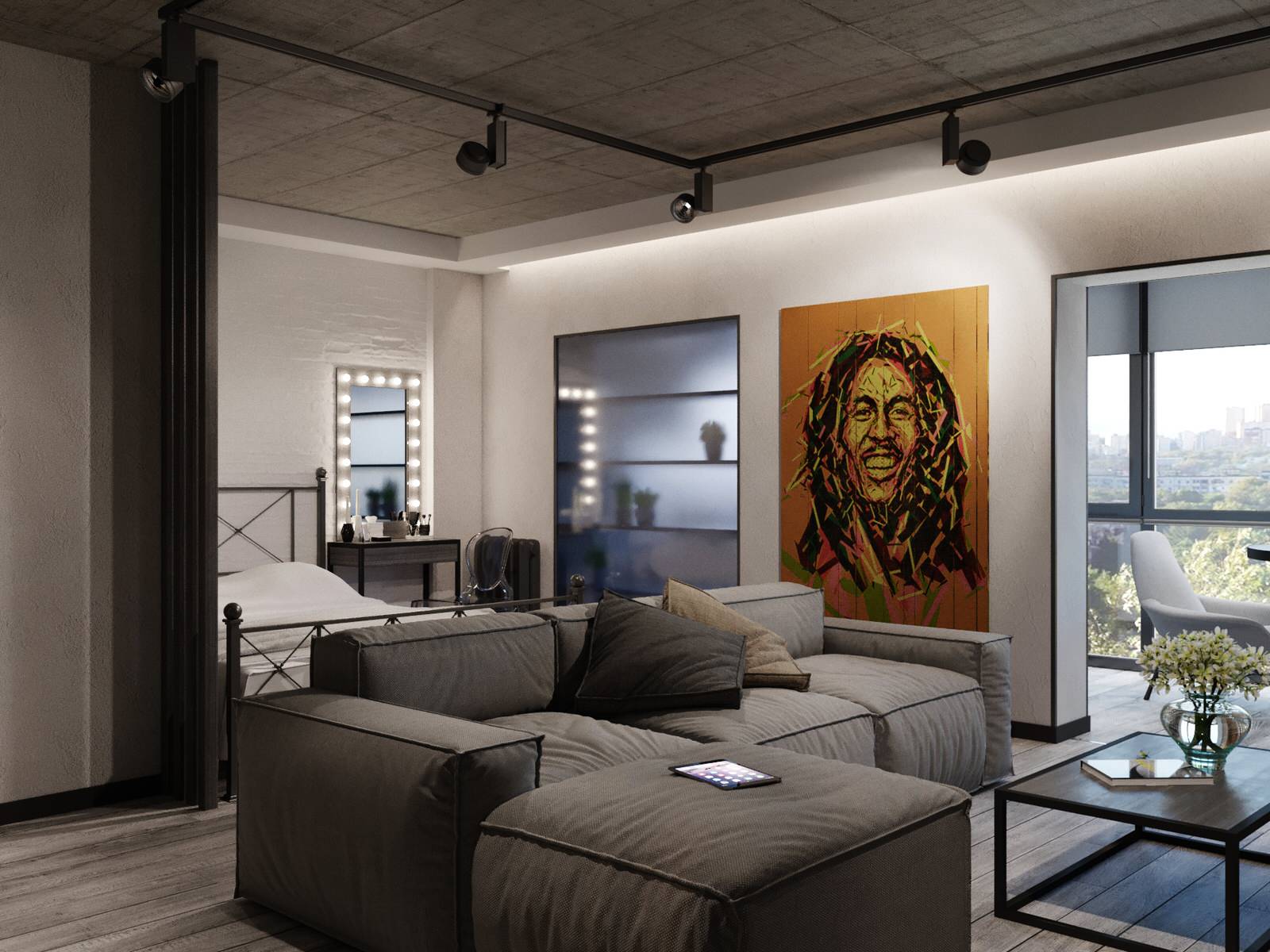 Студия в стиле лофт