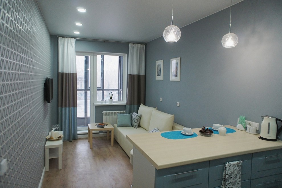 Шоурум в Скандинавском стиле ЖК Ясный Берег. Новосибирск.