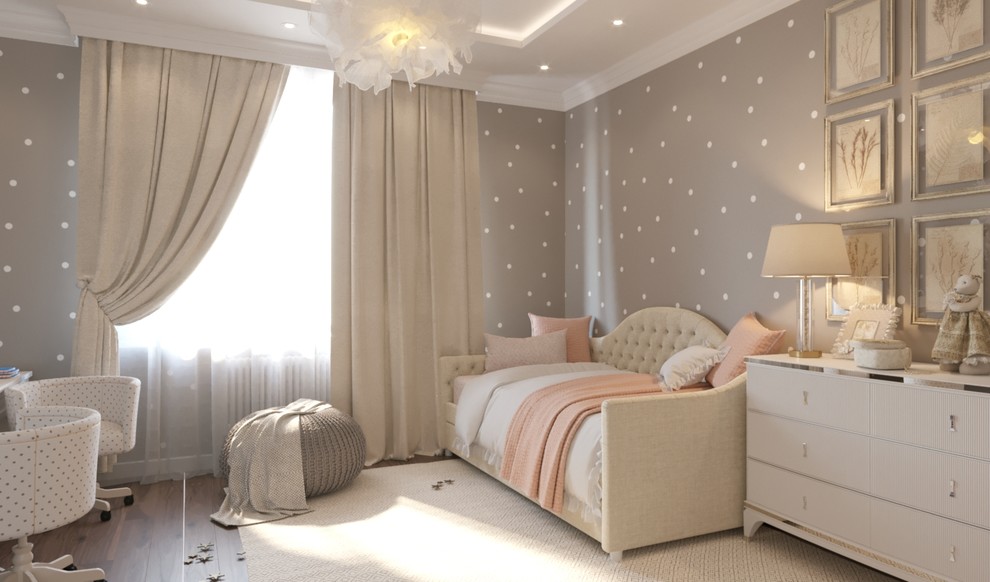 Воздушный интерьер для большой семьи