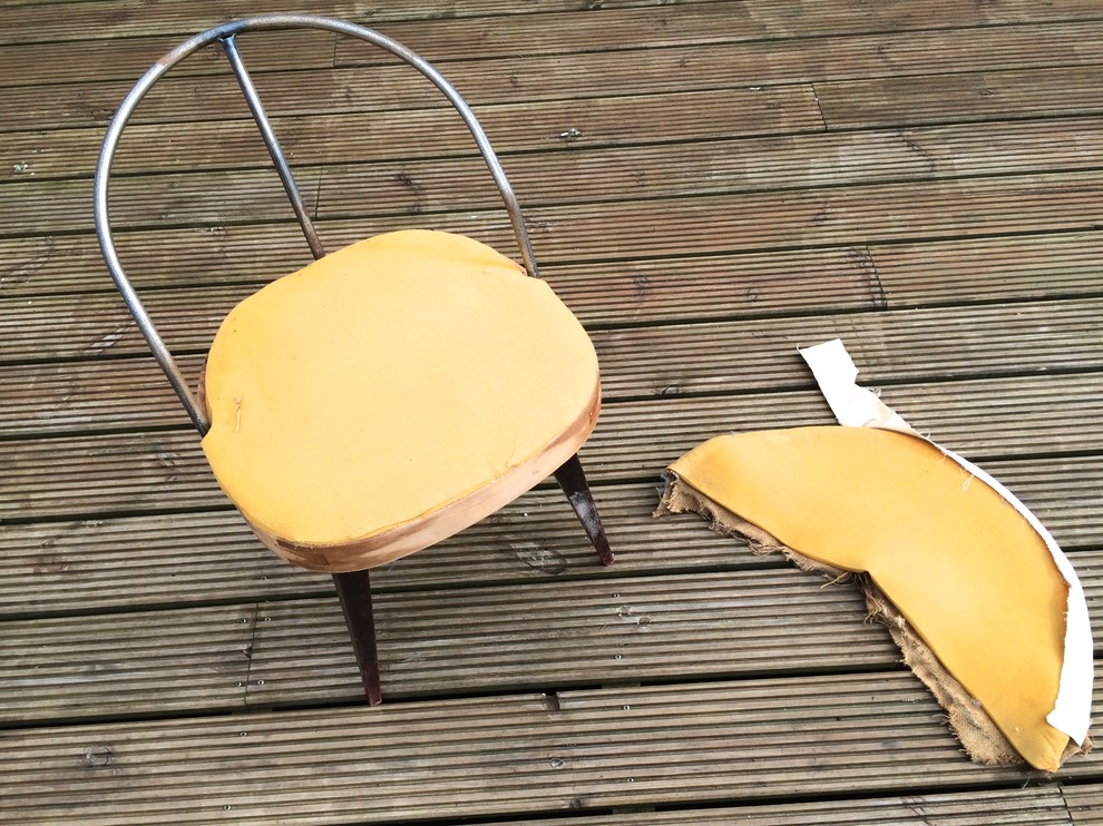 DIY : Как обновить старое кресло своими руками