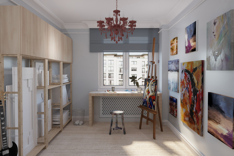 Ateler des Künstlers in Vierzimmerwochnung, 108gm Berlin.