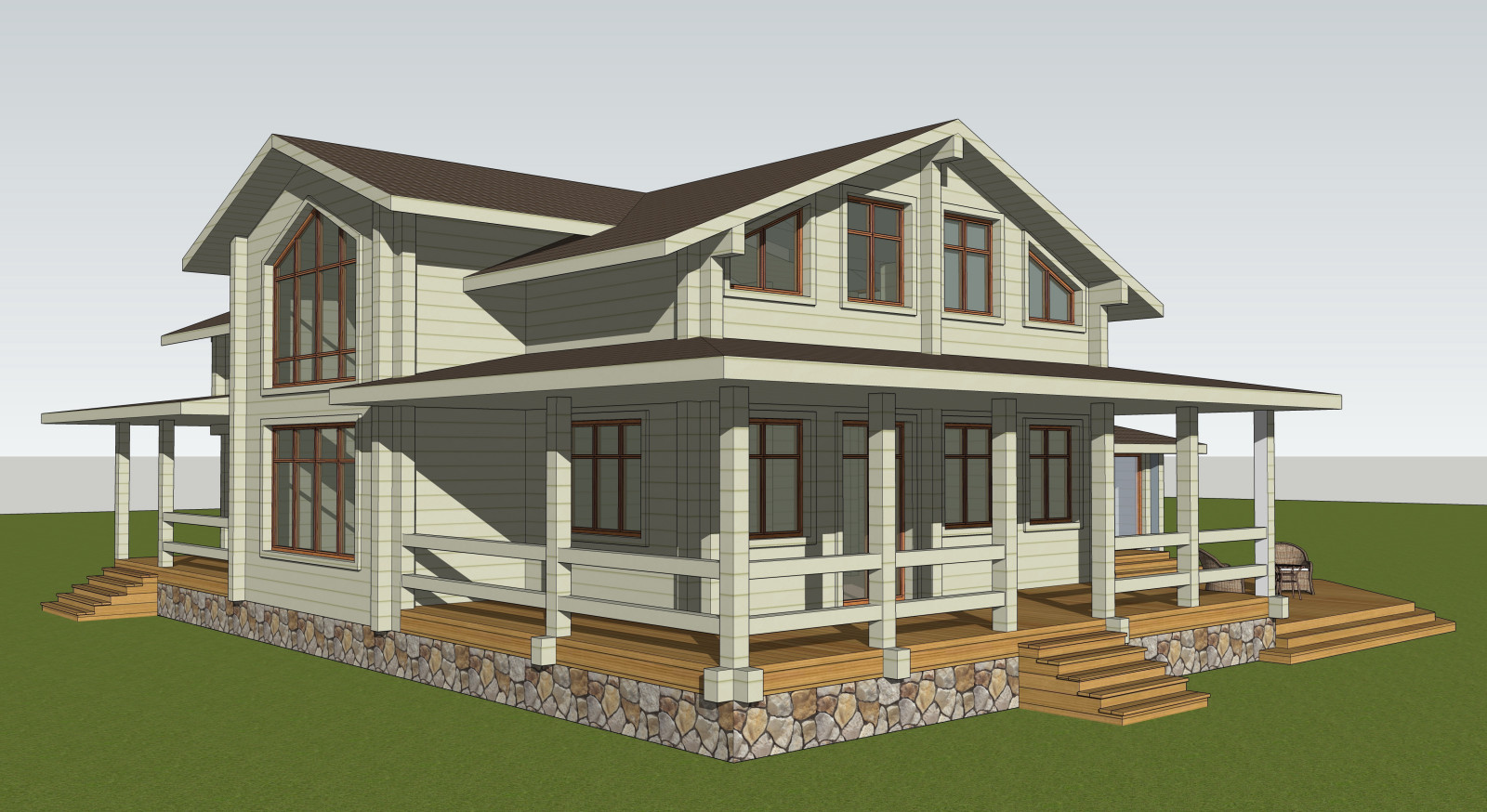 Дом в стиле Provence от компании Русский Запад