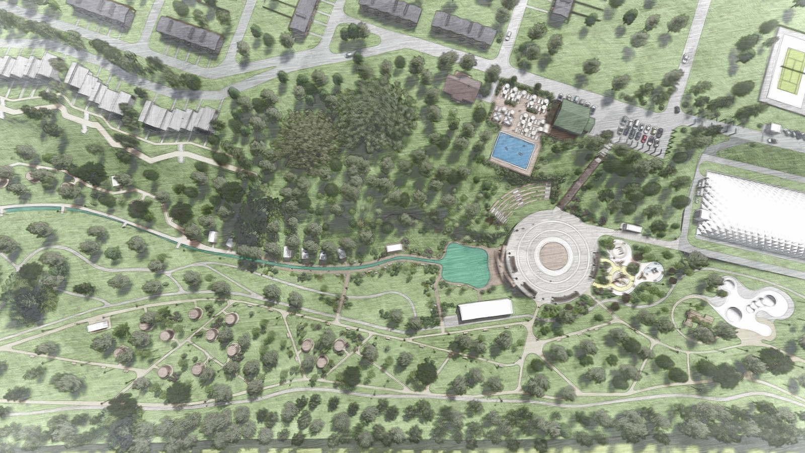 Архитектурный проект рекреационного комплекса GREEN PARK