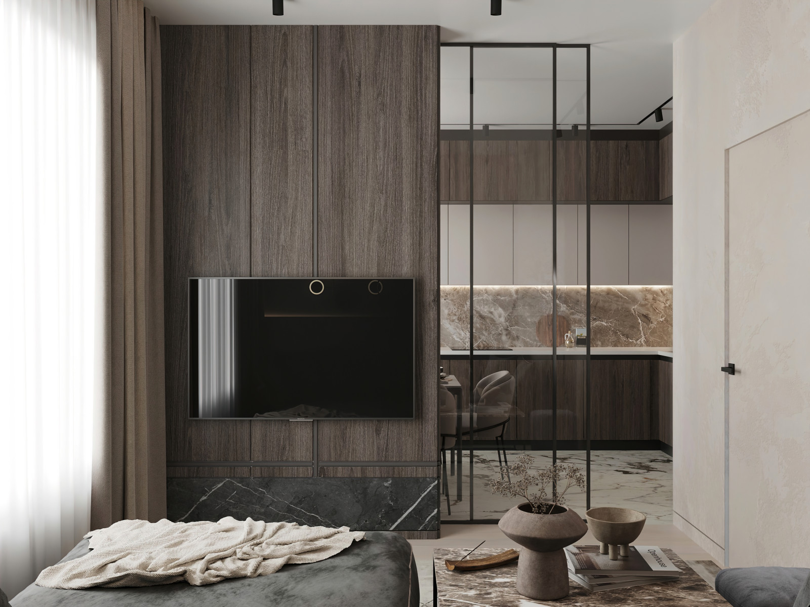 Современная классика в проекте в ЖК Береговой