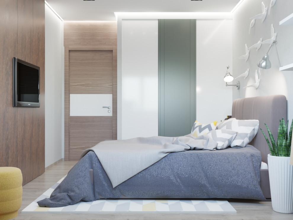 Дизайн-проект. 3-хкомнатная квартира в ЖК "Левобережный". Тула. 2017 г.