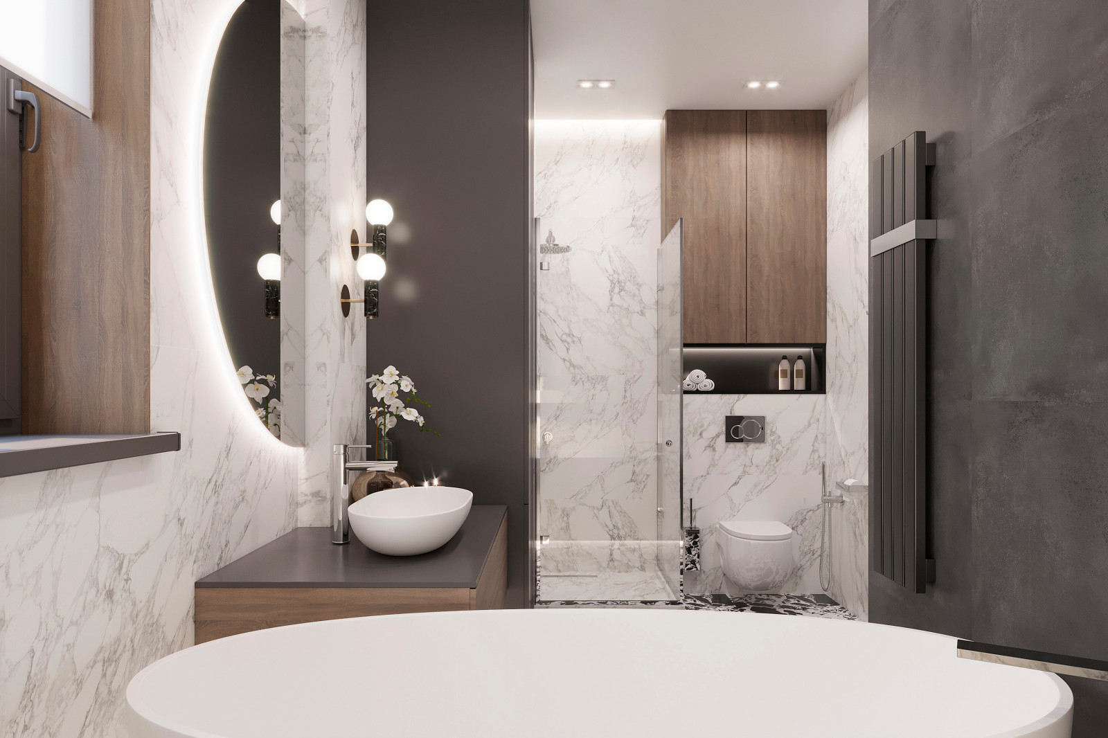 Дизайн-проект квартиры в КД «Дом Философа» 108 кв.м