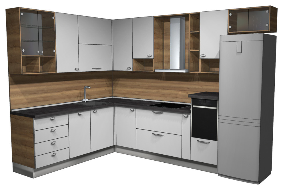 Обложка проекта: Угловая кухня