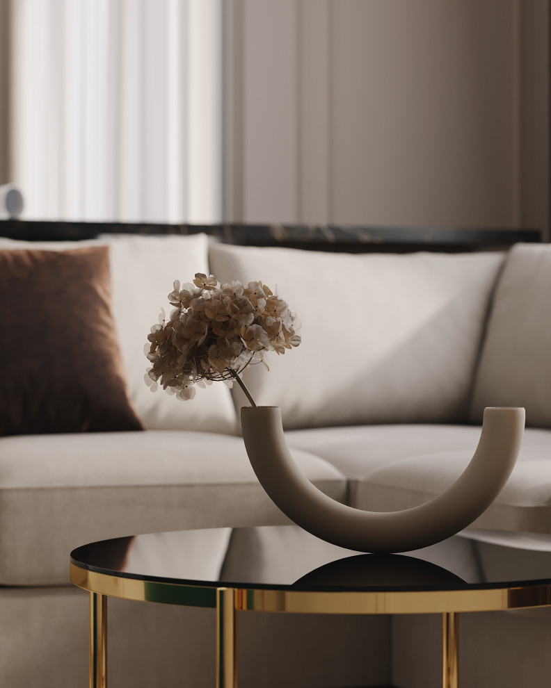 Дизайн-проект кухня-гостиная