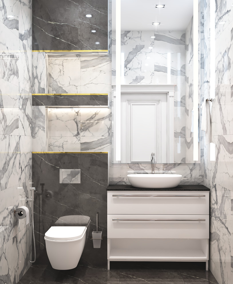 Интерьер санузлов в з.п. Бавария от Унистрой