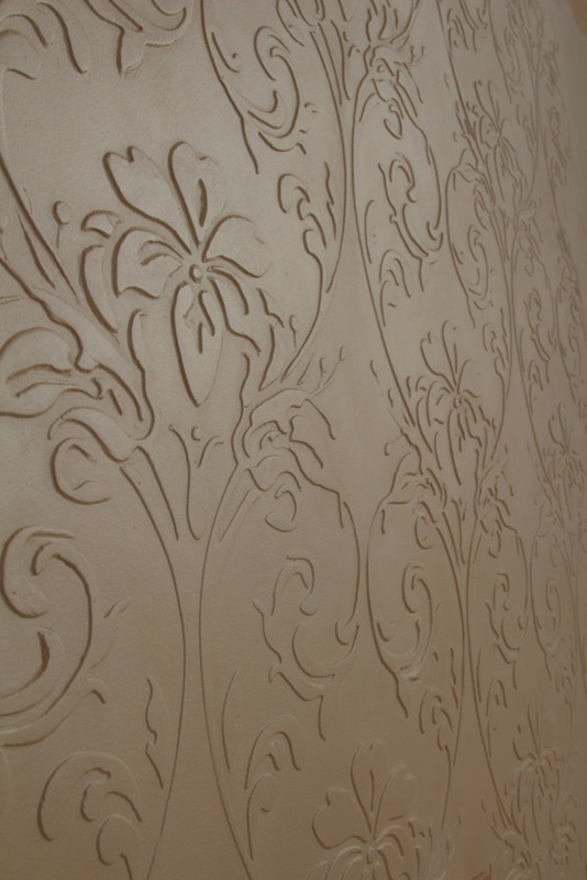 Декоративная штукатурка с орнаментом